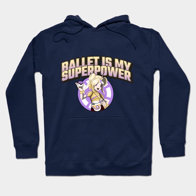 Ballet is my Superpower Girl Hoodie by MY BOY DOES BALLET